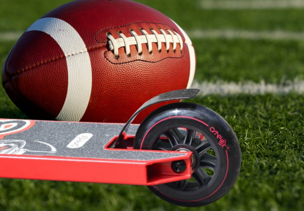 Самокат трюковый ATEOX JUMP 2020 (Черный/Красный)