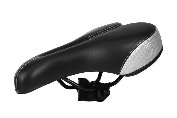 Седло DS-2424 MTB 265*145mm, 420гр,комфорт,анатомическое,черное