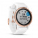 Garmin Fenix 5s Plus Sapphire, розовое золото с белым ремешком
