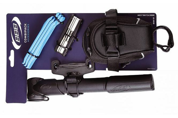 Дорожный вело-комплект BBB CombiPack (сумка+мультитул btl-42S+монтажка btl-81+ насос bmp-24) BSB-51